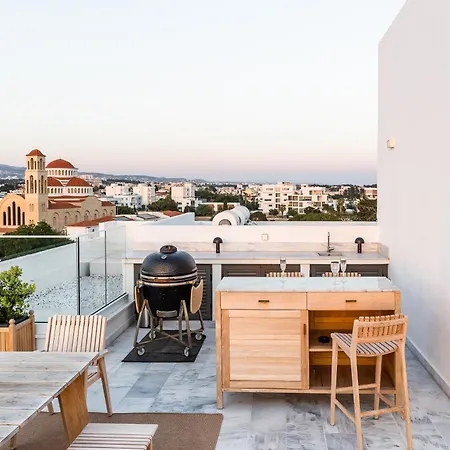 Apartament Sofia Luxury - Premium With Pool & Bbq, Rooftop Terrace, 5 Min To Sea Paphos
